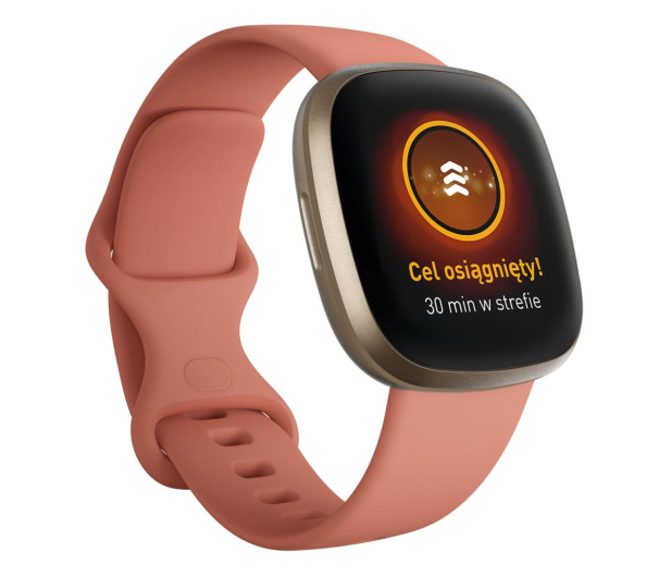 Google Fitbit Versa 3 złoto różowa + Fitbit Premium - 587720 - zdjęcie 6